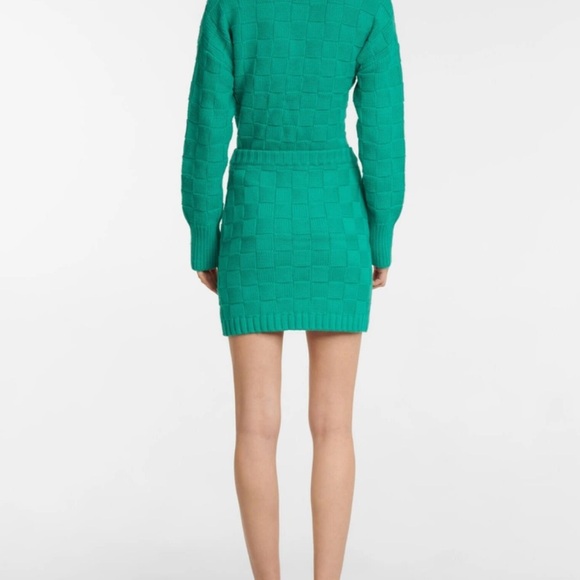 Final Offer! NWT STAUD Dunes Skirt, Seaglass, size S - Picture 4 of 5